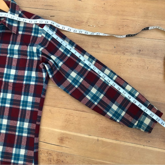 Vintage Pendleton Pure Virgin Wool Plaid Button up Shirt Size L Made In USA - Picture 15 of 15